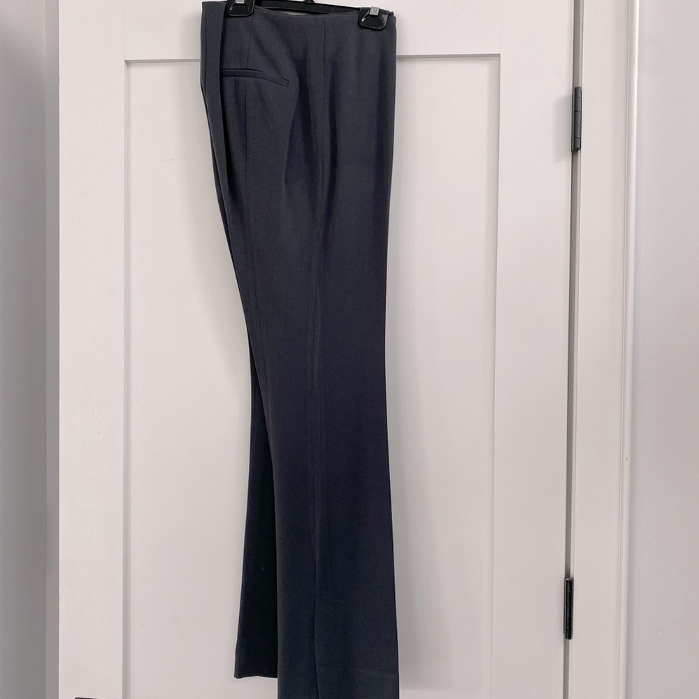 MM Lafleur pants with slit on bottom of legs.